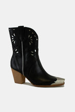 Load image into Gallery viewer, Beast Fashion Cut-Out Floral Embroidery Boots
