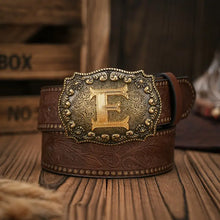 Load image into Gallery viewer, Embossed Leather Belt