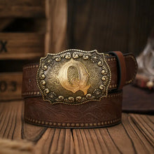 Load image into Gallery viewer, Embossed Leather Belt