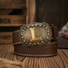 Load image into Gallery viewer, Embossed Leather Belt