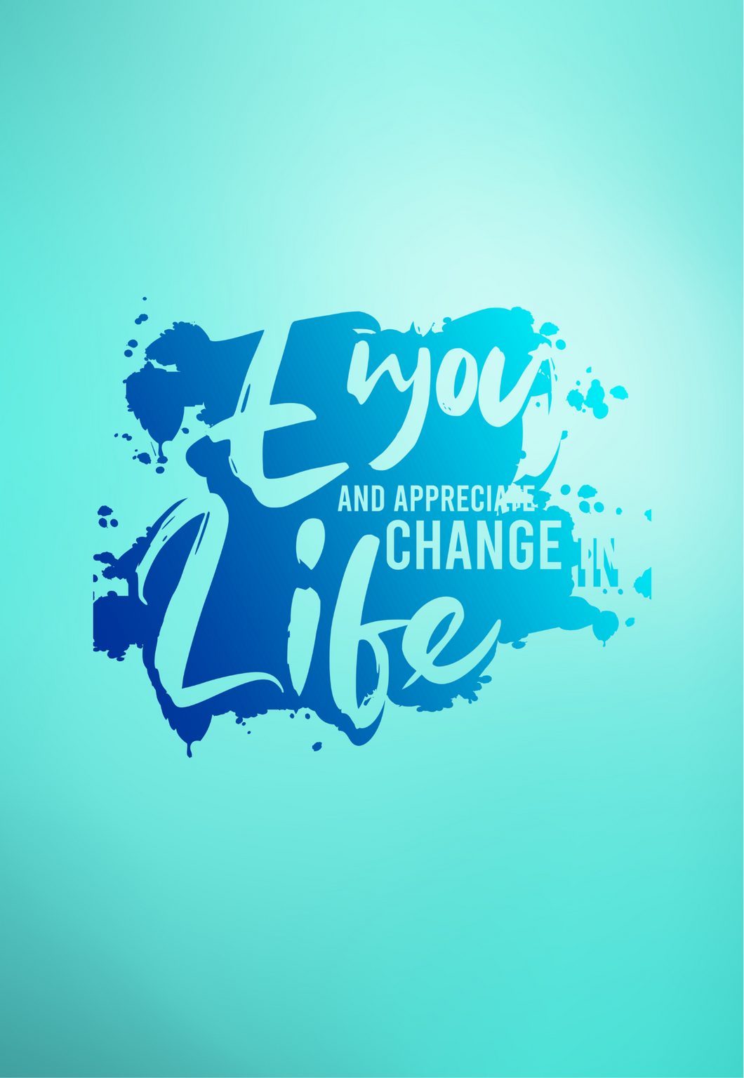 Enjoy Life Composition Notebook Digital  PNG