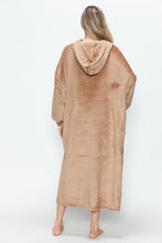Load image into Gallery viewer, Double Take Full Size Pocketed Hooded Midi Lounge Dress
