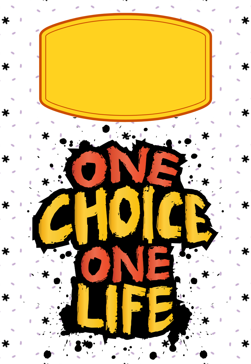 One Life Composition Notebook PNG