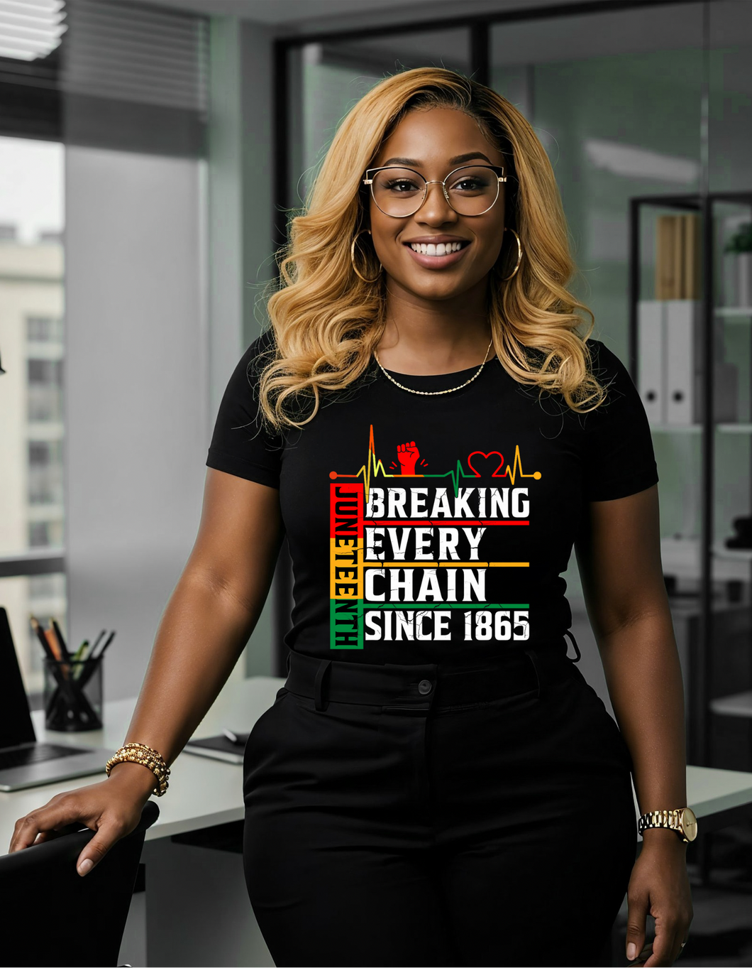 Juneteenth breaking chains