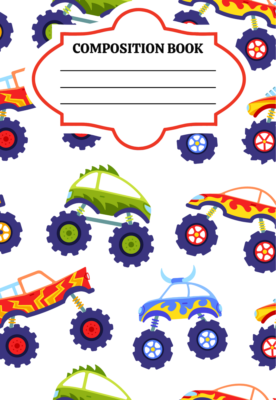 Big Trucks Compostion PNG