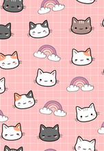Load image into Gallery viewer, Kitty Composition PNG
