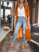 Load image into Gallery viewer, Open Front Long Sleeve Coat

