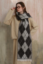 Load image into Gallery viewer, Fringe Argyle Polyester Scarf
