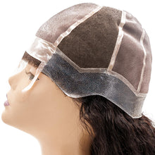 Load image into Gallery viewer, Kinky Straight Silicone Skin Medical Wig
