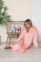 Load image into Gallery viewer, Double Take Full Size Pocketed Hooded Midi Lounge Dress

