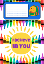 Load image into Gallery viewer, Crayons Composition Notebook PNG
