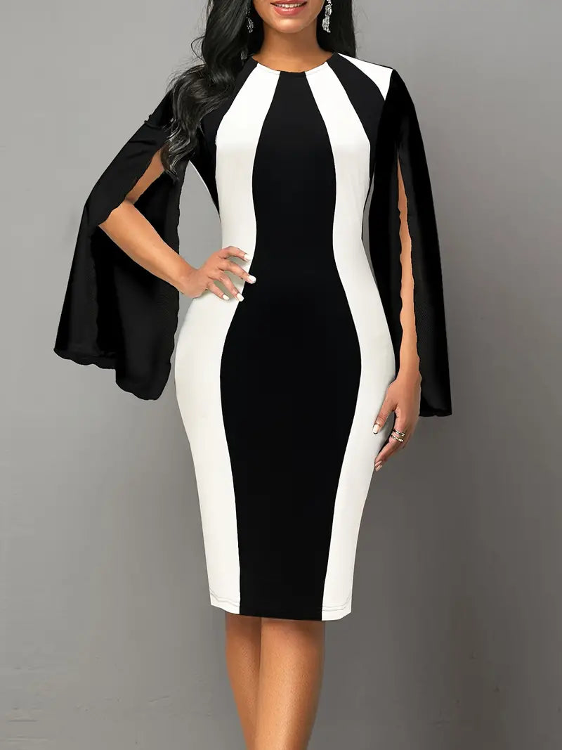 Bulk split sleeve dress