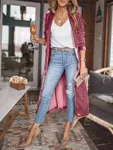 Load image into Gallery viewer, Open Front Long Sleeve Coat
