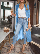 Load image into Gallery viewer, Open Front Long Sleeve Coat
