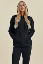 Load image into Gallery viewer, Basic Bae Full Size Air Scuba Drawstring Long Sleeve Hoodie with Kangaroo Pocket
